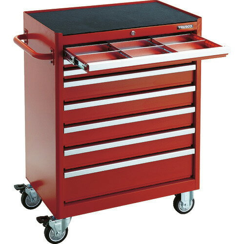 ■TRUSCO ローラーキャビネット 引出8段 50X3 100X4 150X1 仕切板付 TRC341SR(1164798)[法人限定][直送元]