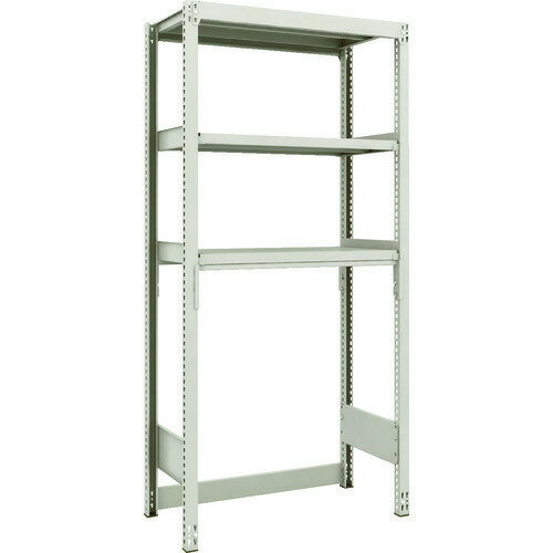 ■TRUSCO スチールラック M2型軽中量棚 下段開放型 860X450XH1800 3段 単体 M2SB6343(1164824)[送料別途見積り][法人・事業所限定]