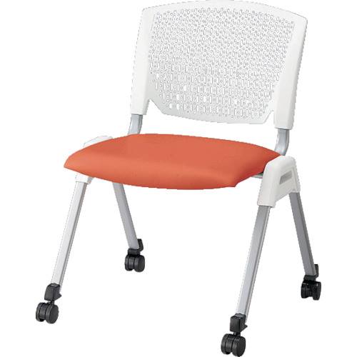 Office Chairs - ■NAIKI 会議用チェアー E470FC3OR(1188608)[送料別途お見積り][法人限定][外直送]