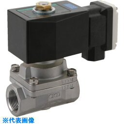 ■CKD　蒸気用パイロットキック式2ポート電磁弁 SPK1125AN4NAC100V(1193541)[送料別途見積り][法人・事業所限定][掲外取寄]