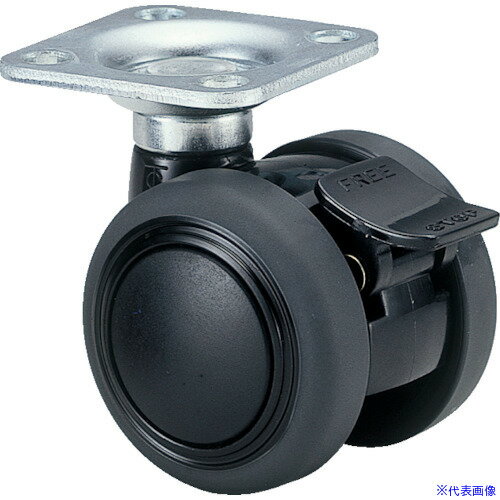 オレンジブック トラスコ中山　TRUSCO東海 エラストマー車輪 40径 〔品番:TE40JSCRF26X26〕[ 注番:1193939]特長●エラストマー車輪のスタンダードです。用途●什器やワゴン用キャスターに。仕様●車輪径D(mm)：4...