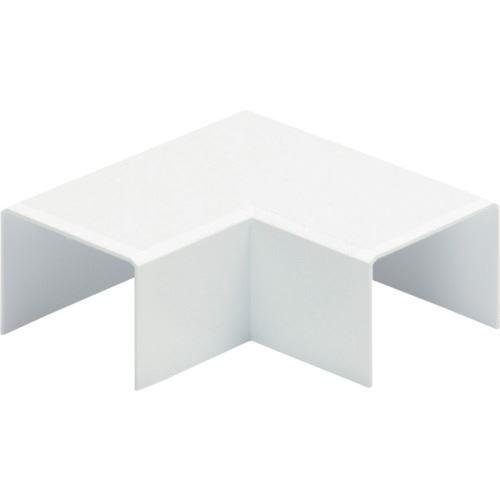 ■マサル エムケーダクト付属品 平面マガリ 後付け型 1号 ホワイト MDMC112(1201881)[送料別途お見積り][法人限定][掲外取寄](4.0)