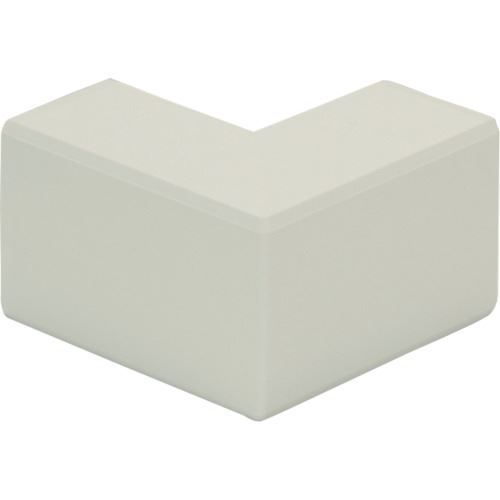 ■マサル エムケーダクト付属品 外マガリ 後付け型 1号 ミルキーホワイト MDSC113(1203454)[送料別途お見積り][法人限定][掲外取寄]