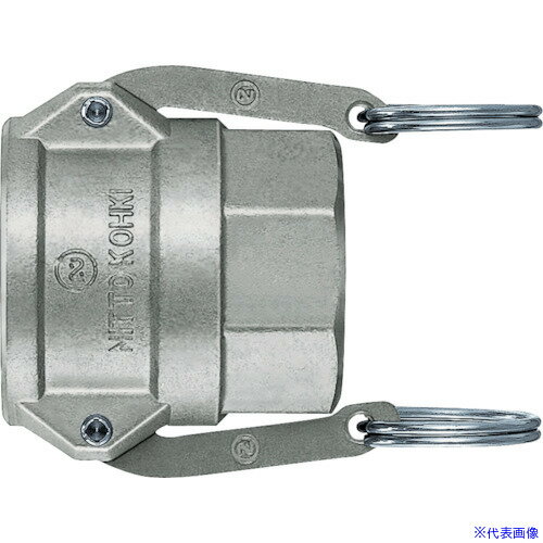 ■日東 レバーロックカプラ(おねじ取付用) ステンレス 相手側取付サイズR3/4インチ(79799) LD6TSFSUSNBR..