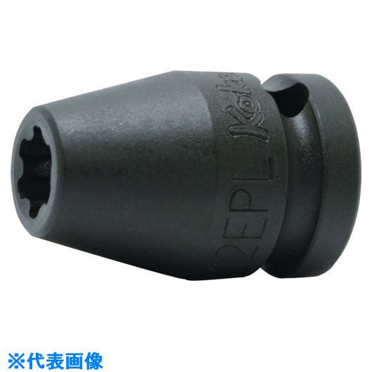 ■Ko−ken 12.7mm差込 インパクトトルクスプラスソケット 16EPL 1442516EPL(1211954)[送料別途お見積り][..
