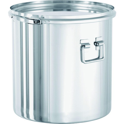 オレンジブック トラスコ中山　TRUSCOMONOVATE 折りたたみ取っ手付密閉容器(バンド式) 容量36L 〔品番:CTLF36〕[ 注番:1212051]特長●取っ手は使用しない時には倒れるので無駄な場所を取りません。●ワンタッチ式レバーバンドで簡単に蓋の着脱ができ、洗浄も容易です。●密閉式ですので内容物の飛散を防止し、外からのホコリなどの混入を防ぎます。●空の容器（蓋を締めた）の積み重ねができます。●パッキンは食品衛生法適合品のシリコンゴムが標準です。●底の角は、汚れが溜まりにくいR構造です。用途●液体・粉体の保管用に。仕様●容量(L)：36●高さ(mm)：360●外径(mm)：360仕様2●容器本体…SUS304●蓋【CF】…SUS304●取っ手…SUS304●レバーバンド【LB】…SUS304●パッキン【PQL】…シリコンゴム(食品衛生法適合品)●表面処理： 内外面バフ研磨●使用条件： 大気圧(加減圧不可)材質/仕上●容器本体・蓋・取っ手・レバーバンド：SUS304セット内容/付属品注意原産国（名称）日本JANコード4589691021762本体質量5.4kgオレンジブック トラスコ中山　TRUSCOMONOVATE 折りたたみ取っ手付密閉容器(バンド式) 容量36L 〔品番:CTLF36〕[注番:1212051][本体質量：5.4kg]《包装時基本サイズ：360×481×360》〔包装時質量：5kg〕分類》研究用品》ボトル・容器》ステンレスタンク☆納期情報：メーカー直送品（送料元払い）【法人限定＝会社名ご記入お願い致します。】 ※北海道・沖縄・離島は運賃別途商品も含む