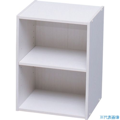■IRIS 250473 モジュールボックス可動棚 オフホワイト MDB2KWH(1216652)