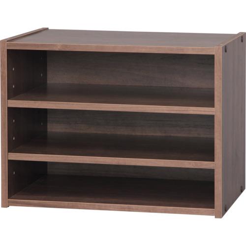 ■IRIS 227745 スタックボックス 棚付き STB400TBR(1218145)[送料別途お見積り][法人限定][掲外取寄]