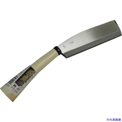 オレンジブック トラスコ中山　TRUSCO大進 哲寛 鋼付鉈 片刃 180mm 〔品番:500095〕[ 注番:1219418]特長●枝打ちに最適です。●鋼付きで切れ味が抜群です。用途●枝打ちに。仕様●刃長(mm)：180●全長(mm)：375仕様2材質/仕上●刃:鋼付　柄:木柄セット内容/付属品●鞘付き注意●使用後は、汚れや水気をよく拭き取り保管して下さい。原産国（名称）中国JANコード4939736500095本体質量650gオレンジブック トラスコ中山　TRUSCO大進 哲寛 鋼付鉈 片刃 180mm 〔品番:500095〕[注番:1219418][本体質量：650g]《包装時基本サイズ：385×100×40》〔包装時質量：650g〕分類》園芸用品》緑化用品》斧・鉈☆納期情報：メーカー取り寄品（弊社より発送）