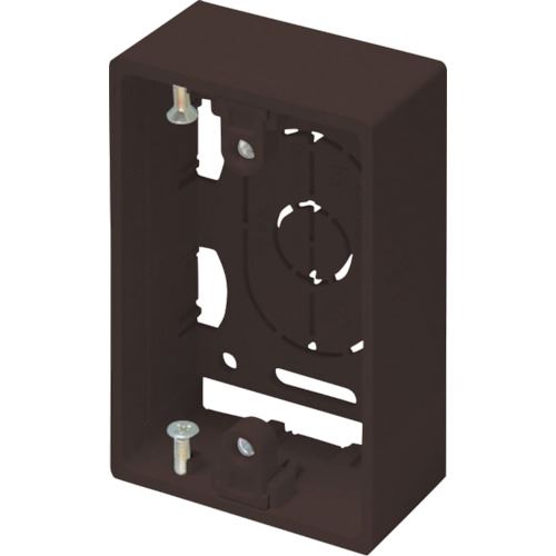 ■マサル ニュー・エフモール付属品 露出ボックス 1個用 浅型 チョコ SFBA19(1220882)[送料別途お見積り..