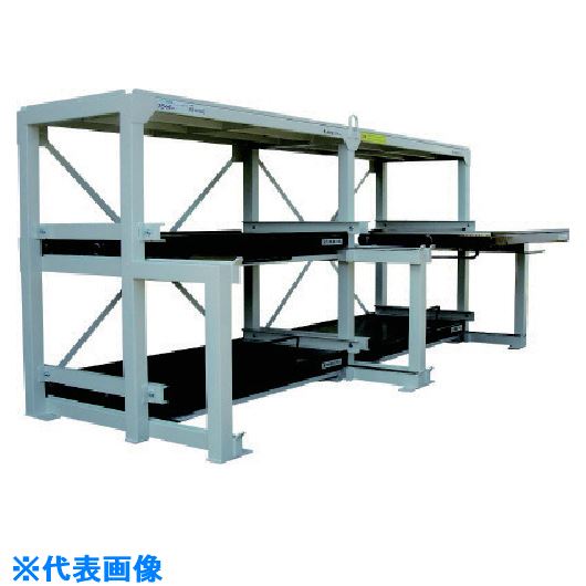 ■日向 フルスライド式収納棚 スライダ−ラック H6W−1500×800×550H H6W1500550H(1228557)[送料別途お見積..