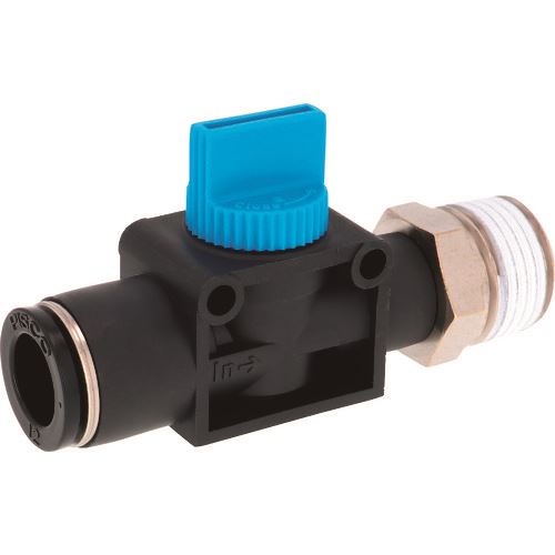 Air Tools - ■PISCO ハンドバルブ ストレートA3方弁チューブ12出力R1/2 HV1204(1234417)[送料別途お見積り][法人限定][掲外取寄]