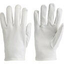 ■TRUSCO 袖なし革手袋 牛本革製 L JK14L(1235486)