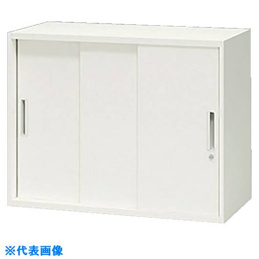 ■NAIKI 収納庫 CWL型 スチール引違い書庫(3枚扉) 899×500×700 CWL0907H3WW(1238392)[送料別途お見積り]..