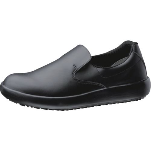 オレンジブック トラスコ中山　TRUSCOミドリ安全 超耐滑軽量作業靴 ハイグリップ NHS700 ブラック 28.0CM 〔品番:NHS700BK28.0〕[ 注番:1247086]特長●靴底パターンを斜めに配置し、前後だけでなく横・斜め方向へのグリップ力を強化しました。●グレーチングのような硬い金属面や凹凸のあるタイル等、様々な床材で耐滑性能を発揮します。●交換目安が分かる「スリップサイン」付で、靴底のすり減りによる耐滑機能低下をお知らせします。●抗菌・防臭加工のインソールを使用しています。用途●食品工場●厨房●食堂●清掃作業仕様●寸法(cm)：28.0●足幅サイズ：EEE●色：ブラック仕様2材質/仕上●甲被:人工皮革／合成皮革●靴底:EVA/合成ゴム●中敷:EVAインソール（抗菌・防臭）セット内容/付属品注意●つま先保護性能（先芯装備）はありません。原産国（名称）ミャンマーJANコード4548890059020本体質量660gオレンジブック トラスコ中山　TRUSCOミドリ安全 超耐滑軽量作業靴 ハイグリップ NHS700 ブラック 28.0CM 〔品番:NHS700BK28.0〕[注番:1247086][本体質量：660g]《包装時基本サイズ：340×195×125》〔包装時質量：910g〕分類》保護具》安全靴・作業靴》食品用作業靴☆納期情報：メーカー取り寄品（弊社より発送）