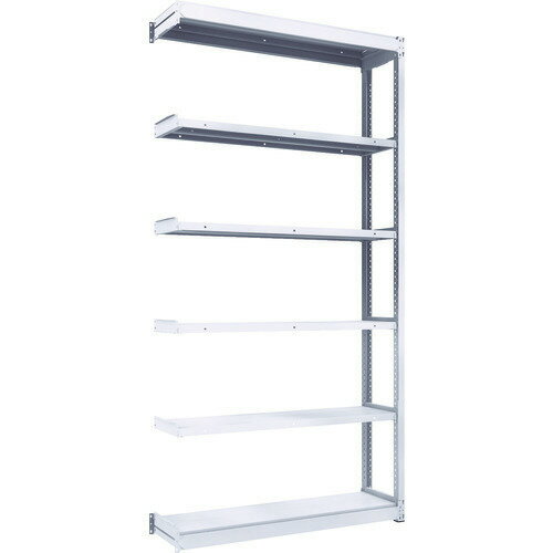 ■TRUSCO TUG型軽中量ボルトレス棚 200kg 連結型 1240×324×H2400 6段 TUG20084K6B(1252098)[法人限定][直送元]