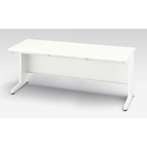 ■NAIKI 平デスク XEDH型/本体:クリアーホワイト 天板:ホワイト本体:クリアーホワイト 天板:ホワイト/W1800×D700×H700 XED187FWH(1255652)[送料別途お見積り][法人限定][外直送]