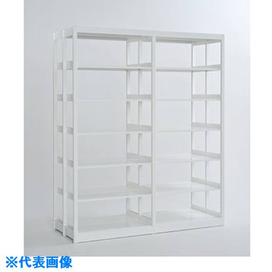 ■NAIKI 複柱書架 NTMDK87SW(1255825)[送料別途お見積り][法人限定][外直送]