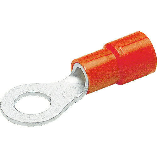 ■TRUSCO 環境配慮型絶縁被覆付圧着端子丸形φ3.2長さ17.5 (30個入) TTMEX1.253(1256701)