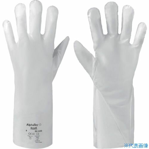 ■Ansell 化学防護手袋 アルファテック 02−100 Mサイズ 021008(1259070)