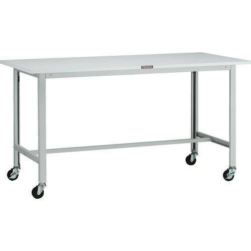 ■TRUSCO 軽荷重作業台(100kg)AO型 1500X750XH809 φ75キャスター付 ホワイト色 AO1575C75(1259145)[法人限定][直送元](3.0)
