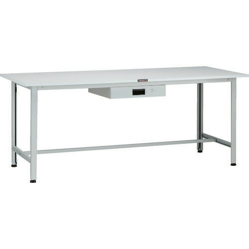 ■TRUSCO 軽荷重作業台(200kg)AO型 1800X600XH740 薄型1段引出付 ホワイト色 AO1860...