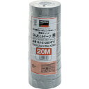 ■TRUSCO 脱鉛タイプビニールテープ 19mmX20m 10巻入り グレー GJ2120(GY)(1262238)