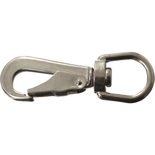 オレンジブック トラスコ中山　TRUSCOニッサチェイン ステンレバースナップ 90mm (10個入) 〔品番:SLS90〕[ 注番:1263084]特長●アイの部分が回転するため、チェインなどがからみません。●開口部がスプリング式のため、手軽に開閉作業ができます。●水回りに最適なステンレス製です。用途●パーツとの併用で、転倒防止・連結部品として。仕様●使用荷重(kN)：0.588●品名：SLS90●全長(mm)：90●A(mm)：28●B(mm)：19●C(mm)：11●D(mm)：5●L(mm)：90●参考使用荷重(kg)：60仕様2●ステンレバースナップ90mm(10個入)材質/仕上●本体：ステンレスセット内容/付属品注意●急激に荷重をかける、角度をつけて吊るなど、適正荷重は使用条件によって変わります。荷重をかけすぎないでください。原産国（名称）中国JANコード4968462223305本体質量520gオレンジブック トラスコ中山　TRUSCOニッサチェイン ステンレバースナップ 90mm (10個入) 〔品番:SLS90〕[注番:1263084][本体質量：520g]《包装時基本サイズ：83×105×40》〔包装時質量：542g〕分類》金物・建築資材》建築金物》チェーン☆納期情報：メーカー取り寄品（弊社より発送）