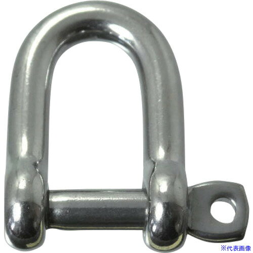 オレンジブック トラスコ中山　TRUSCOニッサチェイン ステンシャックル 4mm (10個入) 〔品番:SYJ40〕[ 注番:1266194]特長●ねじ込みタイプのスタンダードなシャックルです。●水回りに最適なステンレス製です。用途●チェイン・ワイヤーロープなどの連結、末端の金具として。仕様●A(mm)：8.0●B(mm)：8.0●D(mm)：4.0●L(mm)：16.0●参考使用荷重(kg)：50.0仕様2●ステンシャックル4mm(10個入)材質/仕上●本体：ステンレスセット内容/付属品注意●急激に荷重をかける、角度をつけて吊るなど、適正荷重は使用条件によって変わります。●荷重をかけすぎないでください。原産国（名称）中国JANコード4968462225040本体質量80gオレンジブック トラスコ中山　TRUSCOニッサチェイン ステンシャックル 4mm (10個入) 〔品番:SYJ40〕[注番:1266194][本体質量：80g]《包装時基本サイズ：78×83×40》〔包装時質量：80g〕分類》金物・建築資材》建築金物》チェーン☆納期情報：メーカー取り寄品（弊社より発送）