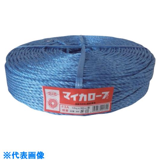 ■石本 マイカロープ#3A 1.0kg 青 MLP3A(B)(1268235)×5[送料別途お見積り][法人限定][外直送]