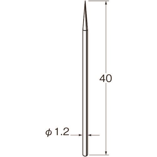 オレンジブック トラスコ中山　TRUSCOリューター 超硬ヘラ(仕上げ用)Q6301 〔品番:Q6301〕[ 注番:1269094]特長●貴金属の仕上げ、ツヤ出し用に開発された専用工具で高精度、高品質、耐久性に優れています。●ヘラを材料に軽く当て、小きざみに横にすべらせて使用します。●力を入れすぎるとなめらかな光沢が得られません。●先端の形状は円すいです。用途●細かい部分の仕上げなどに。仕様●全長(mm)：40●錐径(mm)：1.2仕様2材質/仕上セット内容/付属品注意原産国（名称）日本JANコード4580052427216本体質量1gオレンジブック トラスコ中山　TRUSCOリューター 超硬ヘラ(仕上げ用)Q6301 〔品番:Q6301〕[注番:1269094][本体質量：1g]《包装時基本サイズ：157×110×9》〔包装時質量：9g〕分類》電動・油圧・空圧工具》電動工具》マイクログラインダー☆納期情報：メーカー取り寄品（弊社より発送）