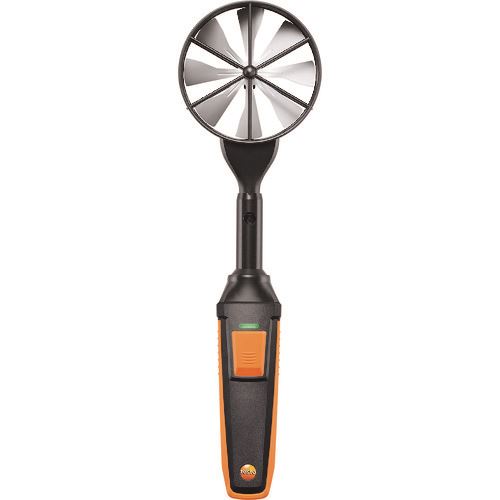 ■TESTO 高感度100mmベーン式風速プローブ 無線ハンドル付き(testo400/440用) 06359371(1272581)[法人限定][外直送元]