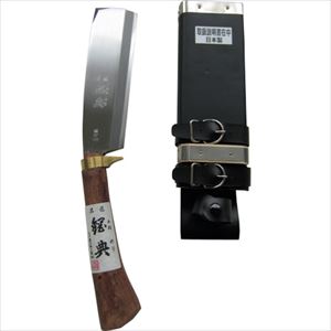 ■鋼典 最高級サヤナタ ツバ付コブ柄 完全包装 C20(1274447)[送料別途お見積り][法人限定][外直送]