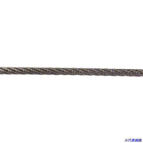 オレンジブック トラスコ中山　TRUSCOニッサチェイン ステンレスワイヤー 100m巻 〔品番:RSY30〕[ 注番:1275562]特長●ステンレス製で耐食性に優れ、リールに巻き取られているので扱いやすくなっています。用途●転倒防止・連結部品・張り固定・機械部品に。仕様●ロープ径(mm)：3●長さ(m)：100●使用荷重(kg)：250●破断荷重(kg)：740●ワイヤ構成：7×7仕様2材質/仕上●ステンレス(SUS304)セット内容/付属品注意●急激に荷重をかける、角度をつけて吊るなど、適正荷重は使用条件によって変わります。荷重をかけすぎないでください。原産国（名称）韓国JANコード4968462119875本体質量3800gオレンジブック トラスコ中山　TRUSCOニッサチェイン ステンレスワイヤー 100m巻 〔品番:RSY30〕[注番:1275562][本体質量：3800g]《包装時基本サイズ：170×170×100》〔包装時質量：3985g〕分類》金物・建築資材》建築金物》ワイヤロープ☆納期情報：仕入れ先通常在庫品 (欠品の場合有り)