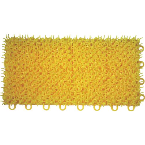 ■テラモト ユニットターフα150mm×300mm 黄 MR0010745(1275690)[送料別途お見積り][...