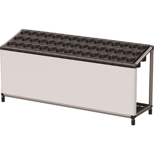 ■ぶんぶく スリーブ式アンブレラスタンド45本用幕板付 ブラック USZSLV45CBK(1277302)[法人限定][外直..