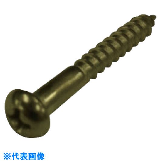 ■SUS 十字穴付丸木ネジ 4.1x22 ユニクロ SFB9C4(1277415)[送料別途お見積り][法人限定][外直送]