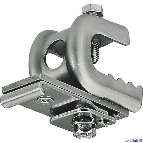 オレンジブック トラスコ中山　TRUSCO岡田 カーテンレール D30ステンクリップ付天井ブラケット Aタイプ 〔品番:13Y17〕[ 注番:1280062]特長●耐蝕、耐錆、耐磨耗性に優れたステンレス（SUS304）製です。●ネジを締める...