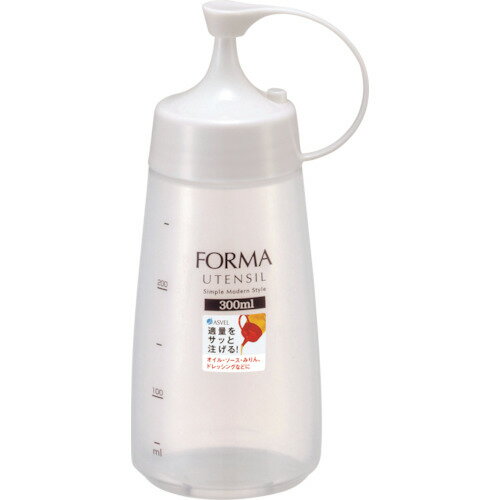 ■FORMA フォルマ 調味料ボトル 細口(中)ホワイト 214295(1280489)×150[送料別途お見積り][法人限定][掲..
