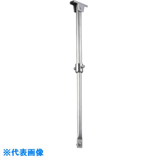 ■岡田 カーテンレール ベンダークリップ付伸縮吊棒1600(850〜1600mm) 19Y84(1281536)[送料別途お見積り..