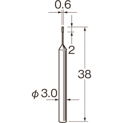 ■リューター 機械研削用軸付電着ボラゾン砥石(インターナル研削用)N5306 N5306(1281832)[送料別途見積り][法人・事業所限定][掲外取寄]