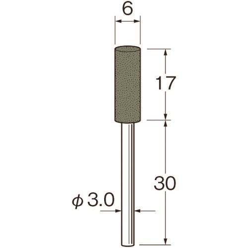 オレンジブック トラスコ中山　TRUSCOリューター 軸付ダイヤモンドラビン砥石(金属研磨用) 〔品番:R4971〕[ 注番:1283154]特長●砥粒にダイヤモンドを使用しており、超硬合金や焼き入れ鋼の研磨に最適です。用途●金属研磨用。仕...