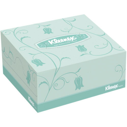 ■クレシア クリネックス ティシュー ハーフ100W 1/2カット 43051(1283919)[送料別途お見積り][法人限定][掲外取寄](3.0)