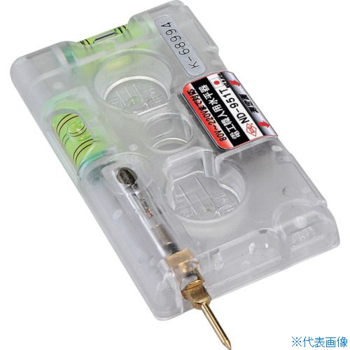 オレンジブック トラスコ中山　TRUSCOKOD 電工職人用水平器(検電テスター付) 〔品番:ND951T〕[ 注番:1286029]特長●取付枠の垂直だしに便利。1連から3連までケガキが出来る多機能水平器です。仕様●長さ(mm)：95●高さ(mm)：51●厚さ(mm)：11●マグネット：あり仕様2材質/仕上●ポリカーボネートセット内容/付属品注意原産国（名称）日本JANコード4993711584661本体質量51gオレンジブック トラスコ中山　TRUSCOKOD 電工職人用水平器(検電テスター付) 〔品番:ND951T〕[注番:1286029][本体質量：51g]《包装時基本サイズ：150×85×17》〔包装時質量：51g〕分類》測定・計測用品》測量用品》水平器☆納期情報：仕入れ先通常在庫品 (欠品の場合有り)