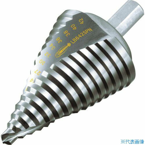 ■ロブテックス スパイラルステージドリル ノンコーティング 15段 ストレート軸(三面取り) 6−42 LB642SPN(1292434)(4.0)