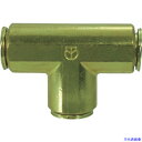 ■チヨダ 冷却水配管用タッチコネクターフジVタイプユニオンティ(金属) 12mm 1200UTBV(1293996)