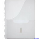 ■KING JIM 取扱説明書ファイル用ポケット A4タテ型 4枚 30穴 2630PB(1295917)