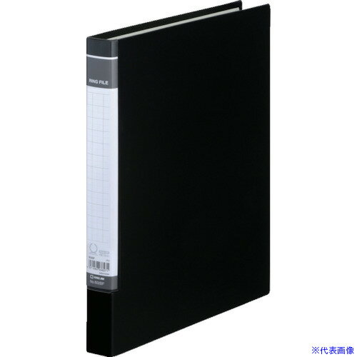 ■KING JIM リングファイルBF A4タテ型 黒 内径19mm 140枚 602BFBK(1297565)
