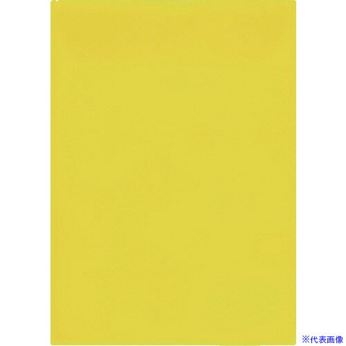 ■KING JIM ジャケットホルダ-封筒タイプ 黄 774Y(1297576)×10[送料別途お見積り][法人限定][掲外取寄]