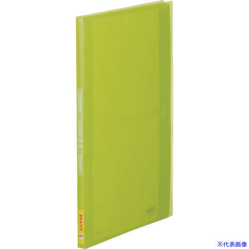 ■KING JIM シンプリ−ズCFサイドイン40P 黄緑 187TSPWYG(1312045)[送料別途お見積り][法人限定][掲外取寄]